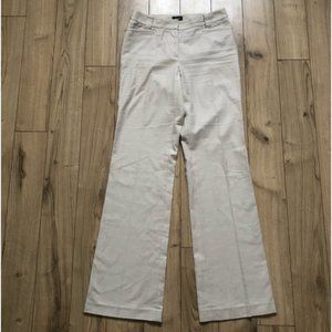 Women’s Mexx Cream Beige Herringbone straight leg trouser pants size 34